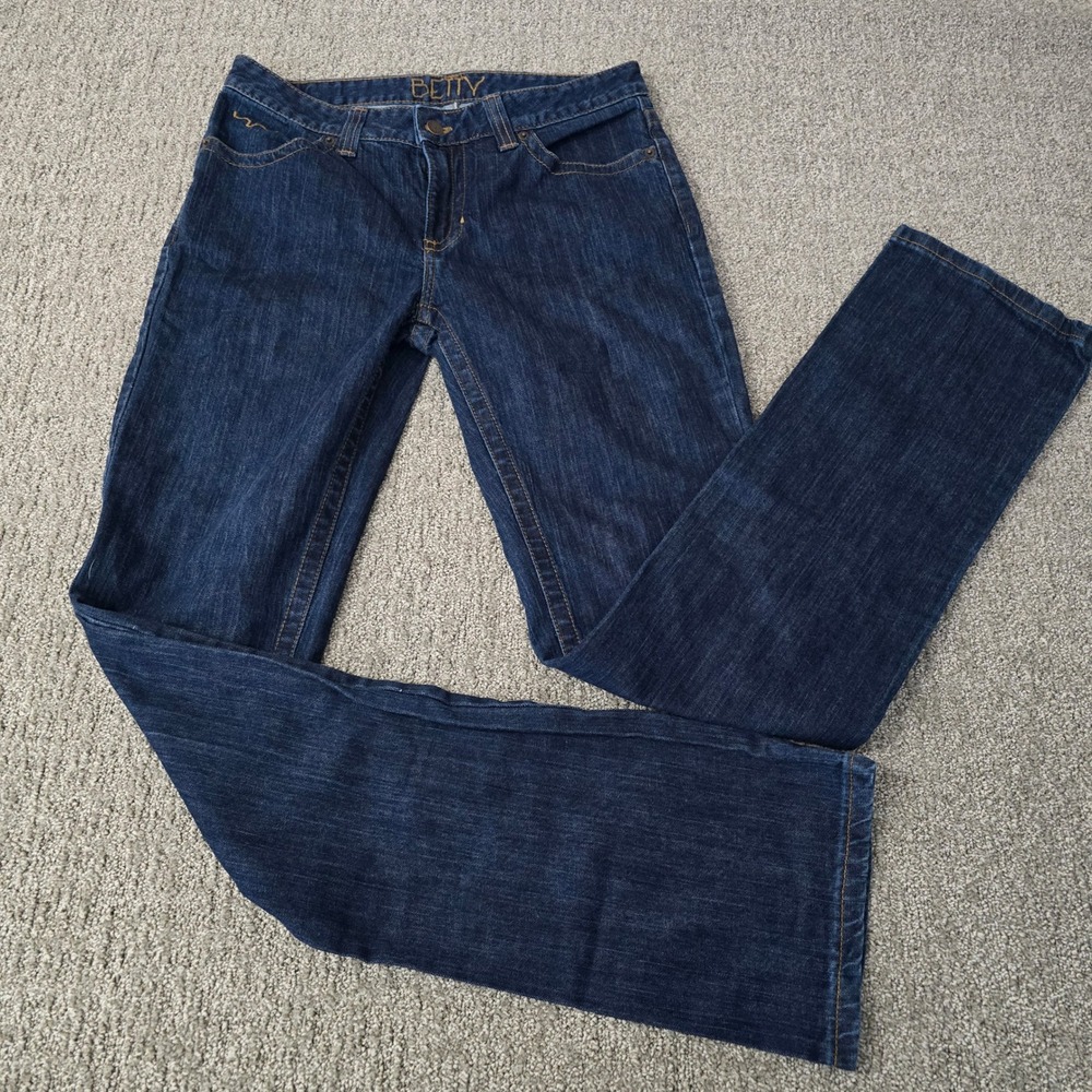 Kimes Ranch Betty Womens 10/36 Dark Wash Bootcut Western Jeans USA Made